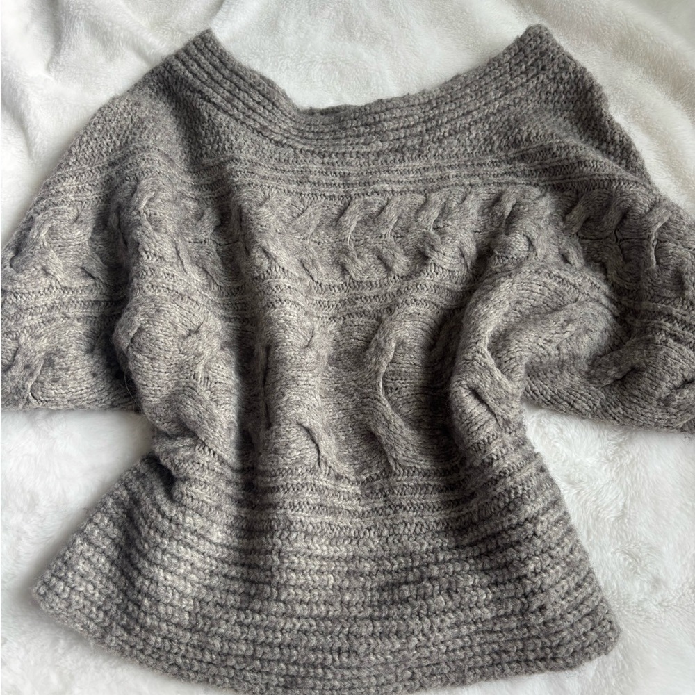 Off the shoulder FP sweater